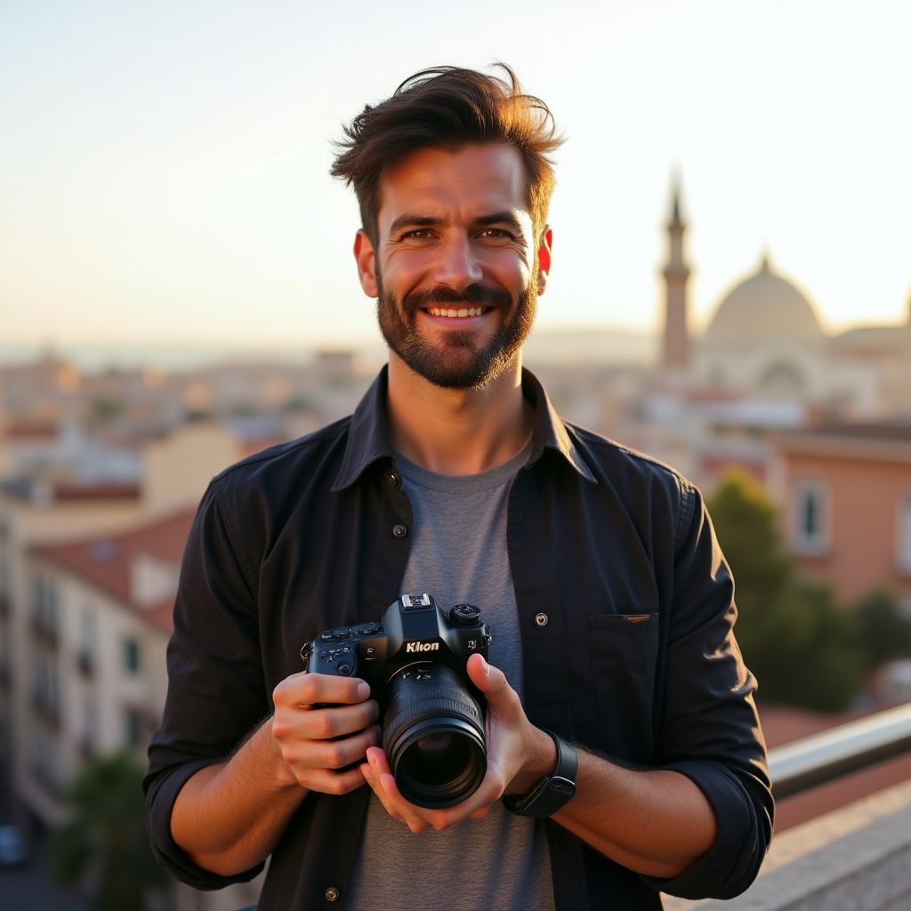 Retrato de Javier Moreno, Fotógrafo.